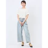 マーブルワルツ/MARBLE WALTS シャーリング クルー半袖プルオーバー | TAKA-Q WOMEN | 詳細画像5 