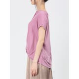 マーブルワルツ/MARBLE WALTS ハイブリッド 抜き衿半袖プルオーバー | TAKA-Q WOMEN | 詳細画像24 