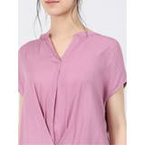 マーブルワルツ/MARBLE WALTS ハイブリッド 抜き衿半袖プルオーバー | TAKA-Q WOMEN | 詳細画像26 