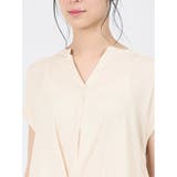 マーブルワルツ/MARBLE WALTS ハイブリッド 抜き衿半袖プルオーバー | TAKA-Q WOMEN | 詳細画像35 