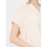 マーブルワルツ/MARBLE WALTS ハイブリッド 抜き衿半袖プルオーバー | TAKA-Q WOMEN | 詳細画像36 