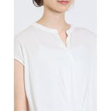 マーブルワルツ/MARBLE WALTS ハイブリッド 抜き衿半袖プルオーバー | TAKA-Q WOMEN | 詳細画像8 