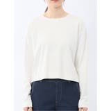 クロップド クルーネック長袖Ｔシャツ | TAKA-Q WOMEN | 詳細画像6 