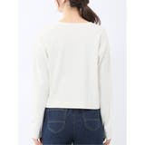 クロップド クルーネック長袖Ｔシャツ | TAKA-Q WOMEN | 詳細画像8 