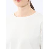 クロップド クルーネック長袖Ｔシャツ | TAKA-Q WOMEN | 詳細画像9 