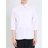 ノーアイロンストレッチ レギュラーカラー 7分袖ニットシャツ | TAKA-Q WOMEN | 詳細画像5