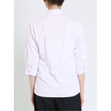 ノーアイロンストレッチ レギュラーカラー 7分袖ニットシャツ | TAKA-Q WOMEN | 詳細画像7