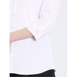 ノーアイロンストレッチ レギュラーカラー 7分袖ニットシャツ | TAKA-Q WOMEN | 詳細画像9