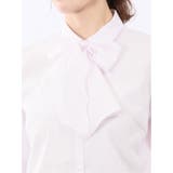 うれしい高機能 リボン脱着 長袖シャツ | TAKA-Q WOMEN | 詳細画像22 