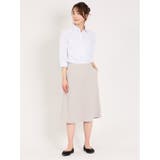 形態安定 ストレッチ スキッパーカラー 7分袖シャツ | TAKA-Q WOMEN | 詳細画像10