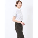 嬉しい機能 スキッパー 半袖シャツ | TAKA-Q WOMEN | 詳細画像4