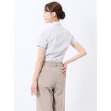 嬉しい機能 スキッパー 半袖シャツ | TAKA-Q WOMEN | 詳細画像3