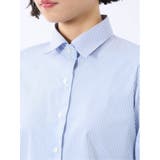 嬉しい機能 レギュラーカラー 長袖シャツ ストライプ | TAKA-Q WOMEN | 詳細画像9 