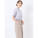 嬉しい機能 スタンドカラー 半袖シャツ | TAKA-Q WOMEN | 詳細画像14