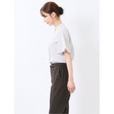 嬉しい機能 スタンドカラー 半袖シャツ | TAKA-Q WOMEN | 詳細画像2