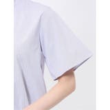 嬉しい機能 スタンドカラー 半袖シャツ | TAKA-Q WOMEN | 詳細画像20