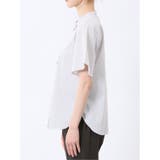 嬉しい機能 スタンドカラー 半袖シャツ | TAKA-Q WOMEN | 詳細画像8