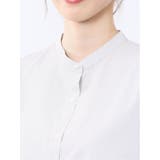 嬉しい機能 スタンドカラー 半袖シャツ | TAKA-Q WOMEN | 詳細画像9