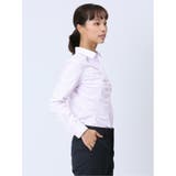 【WEB限定】形態安定ストレッチ ギャザースキッパー長袖シャツ | TAKA-Q WOMEN | 詳細画像12