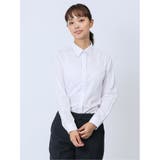 【WEB限定】形態安定ストレッチ レギュラーカラー長袖シャツ | TAKA-Q WOMEN | 詳細画像1 