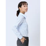 【WEB限定】形態安定ストレッチ レギュラーカラー長袖シャツ | TAKA-Q WOMEN | 詳細画像20 