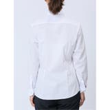【WEB限定】形態安定ストレッチ レギュラーカラー長袖シャツ | TAKA-Q WOMEN | 詳細画像7 