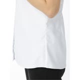 【透け防止】【白無地】形態安定 レギュラーカラー半袖シャツ | TAKA-Q WOMEN | 詳細画像10 