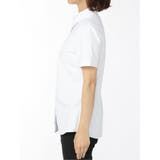 【透け防止】【白無地】形態安定 レギュラーカラー半袖シャツ | TAKA-Q WOMEN | 詳細画像7 