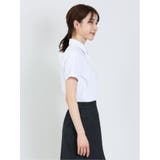 透け防止 形態安定 レギュラーカラー 半袖シャツ | TAKA-Q WOMEN | 詳細画像4