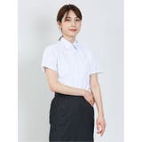 透け防止 形態安定 レギュラーカラー 半袖シャツ | TAKA-Q WOMEN | 詳細画像5