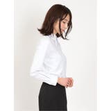 透け防止 形態安定 レギュラーカラー 長袖シャツ | TAKA-Q WOMEN | 詳細画像4