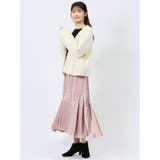 ノーカラー フェザーニットジャケット | TAKA-Q WOMEN | 詳細画像5