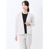 33ベージュ | 快適機能 トッパーニットカーディガン | TAKA-Q WOMEN
