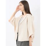 ウォッシャブル ポンチョ風 フードコーディガン | TAKA-Q WOMEN | 詳細画像2 