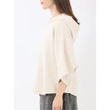 ウォッシャブル ポンチョ風 フードコーディガン | TAKA-Q WOMEN | 詳細画像7 