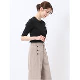 快適機能 リブ クルーネック 半袖ニット | TAKA-Q WOMEN | 詳細画像14
