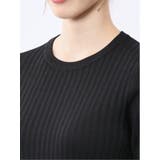 快適機能 リブ クルーネック 半袖ニット | TAKA-Q WOMEN | 詳細画像19