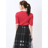快適機能 リブ クルーネック 半袖ニット | TAKA-Q WOMEN | 詳細画像23