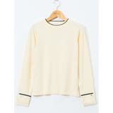 ハンドウォッシャブル 配色カフス クルーニットプルオーバー | TAKA-Q WOMEN | 詳細画像11 