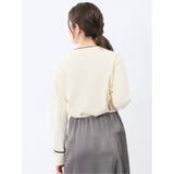 ハンドウォッシャブル 配色カフス クルーニットプルオーバー | TAKA-Q WOMEN | 詳細画像3 