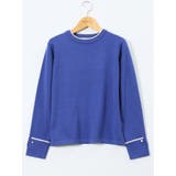 ハンドウォッシャブル 配色カフス クルーニットプルオーバー | TAKA-Q WOMEN | 詳細画像35 