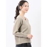 ハンドウォッシャブル ミラノ Vネック ニットプルオーバー | TAKA-Q WOMEN | 詳細画像13 