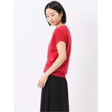 快適機能 無地 フレンチ袖 クルーニット | TAKA-Q WOMEN | 詳細画像14