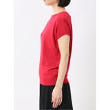 快適機能 無地 フレンチ袖 クルーニット | TAKA-Q WOMEN | 詳細画像19