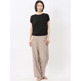 快適機能 無地 フレンチ袖 クルーニット | TAKA-Q WOMEN | 詳細画像5