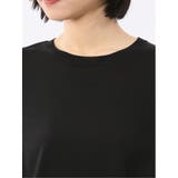 快適機能 無地 フレンチ袖 クルーニット | TAKA-Q WOMEN | 詳細画像9
