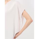 快適機能 無地 フレンチ袖 Vネックニット | TAKA-Q WOMEN | 詳細画像10