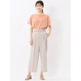 快適機能 無縫製ラグラン フレンチ袖 クルーニット | TAKA-Q WOMEN | 詳細画像15