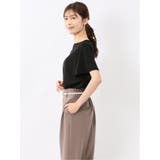 快適機能 無縫製ラグラン フレンチ袖 クルーニット | TAKA-Q WOMEN | 詳細画像2