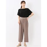 快適機能 無縫製ラグラン フレンチ袖 クルーニット | TAKA-Q WOMEN | 詳細画像5